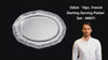 Odiot - 10pc Antique French 950 Sterling Silver Serving Platter Set, Louis XVI + Storage Wraps.