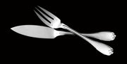 Puiforcat (Hermes) - 288pc. Antique French Sterling Silver Flatware Set, Vauban, Excellent Condition, No Monograms + Storage Cabinet  !