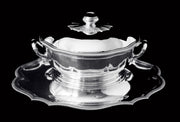 Puiforcat (Hermes) - 4pc. Antique French 950 Sterling Silver Covered Soup / Stew Tureen with Presentation Platter - LIKE NEW!