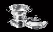 Puiforcat (Hermes) - 4pc. Antique French 950 Sterling Silver Covered Soup / Stew Tureen with Presentation Platter - LIKE NEW!
