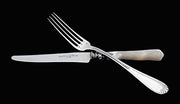 Bloch & Eschwege - 273pc. Antique French 950 Sterling Silver Flatware Set, Rare Mother of Pearl Knives.
