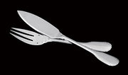 Puiforcat (Hermes) - 169pc. Antique French 950 Sterling Silver Flatware Set (Noailles), Rare Mother of Pearl Knives.