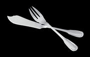 Savary & Fils - 182pc. French Antique 950 Sterling Silver Flatware Set, 26 Svg. Pcs. + Chest