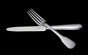 Puiforcat (Hermes) - 169pc. Antique French 950 Sterling Silver Flatware Set (Noailles), Rare Mother of Pearl Knives.