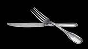 Lapparra - 328pc. Antique Louis XVI French 950 Sterling Silver Flatware Set + Cabinet