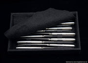 Legrende - 71pc Antique French 950 Sterling Silver Flatware Set + Storage Trays