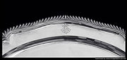 Aucoc - Antique French 950 Sterling Silver Gravy Boat and Large Matching Oval Serving Platter