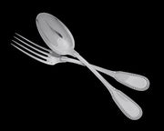 Ravinet Denfert - 120pc. Antique French 950 Art Deco Sterling Silver Flatware Set, No Monograms.