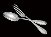 Lapparra - 220pcs. French 950 Sterling Silver Flatware Set,  19 Serving Pieces + Chests !
