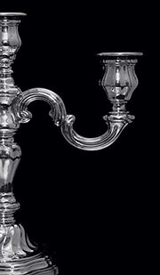 Tetard - Two 4-Candle Antique French Louis XVI 950 Sterling Silver Candelabra + Storage Wraps, Museum Quality