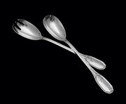 Lapparra - 328pc. Antique Louis XVI French 950 Sterling Silver Flatware Set + Cabinet