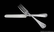 Boin Taburet - Complete Table Service in 950 Sterling Silver, 322pc Flatware Set and 15pc Serving Platter Set