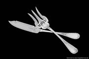 Roussel - 16pc. Antique French 950 Sterling Silver Louis XV Flatware Serving Piece Set.