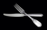 Lapparra - 328pc. Antique Louis XVI French 950 Sterling Silver Flatware Set + Cabinet