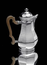 Tetard Freres - 6pc. French Original Art Deco (Gatsby Era) 950 Sterling Silver Tea Set + Storage Wraps, Museum Quality.