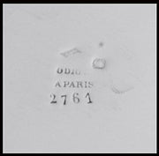 Odiot - Two Round French 950 Sterling Silver Louis XV Serving Platters