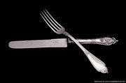 296pc. Antique French 950 Sterling Silver and Vermeil Flatware Set, Service for 24.
