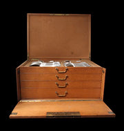 Savary & Fils - 182pc. French Antique 950 Sterling Silver Flatware Set, 26 Svg. Pcs. + Chest