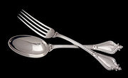Keller - 198pc Antique French 950 Sterling Silver & Vermeil Flatware Set + Christofle Storage Chest