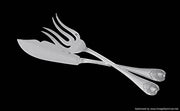 Boin Taburet - Complete Table Service in 950 Sterling Silver, 322pc Flatware Set and 15pc Serving Platter Set