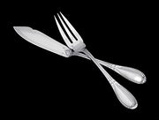 Lapparra - 220pcs. French 950 Sterling Silver Flatware Set,  19 Serving Pieces + Chests !
