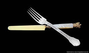 Tetard - 159pc. Antique French 950 Sterling Silver Flatware Set, Versailles Model + Storage Cabinet, Museum Quality.