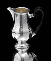 French - 4pc Antique 950 Sterling Silver Tea Set + Christofle Tray