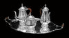 Canaux - 4pc 950 Sterling Silver Tea Set Louis XVI Tea Set