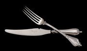 Keller - 198pc Antique French 950 Sterling Silver & Vermeil Flatware Set + Christofle Storage Chest