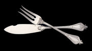 Keller - 198pc Antique French 950 Sterling Silver & Vermeil Flatware Set + Christofle Storage Chest