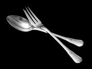 Puiforcat (Hermes) - 246pc French 950 Sterling Silver & Vermeil Flatware Set + Chest, Silver, Gold