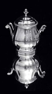 Canaux - 4pc 950 Sterling Silver Tea Set Louis XVI Tea Set