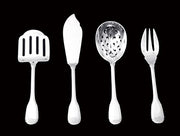 Puiforcat (Hermes) - 169pc. Antique French 950 Sterling Silver Flatware Set (Noailles), Rare Mother of Pearl Knives.