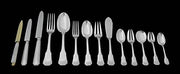 Bonnescoeur - 178pc. Antique French 950 Sterling Silver Flatware Set + Cabinet (Louis XVI)