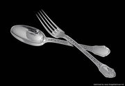 Tetard - 159pc. Antique French 950 Sterling Silver Flatware Set, Versailles Model + Storage Cabinet, Museum Quality.