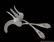 296pc. Antique French 950 Sterling Silver and Vermeil Flatware Set, Service for 24.