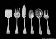Roussel - 16pc. Antique French 950 Sterling Silver Louis XV Flatware Serving Piece Set.