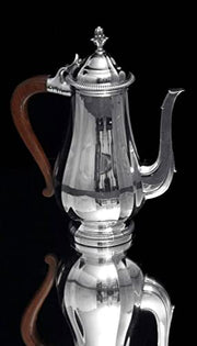 Canaux - 4pc 950 Sterling Silver Tea Set Louis XVI Tea Set