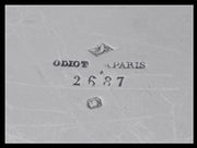 Odiot - Two Round 950 Sterling Silver Louis XVI Serving Platters, 1880s, Museum Quality.