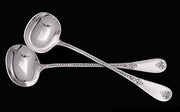Gibert - 164pc. Antique French 950 Sterling Silver Flatware Set + Storage Chests, 1890s