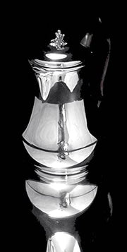 Puiforcat (Hermes) Tetard - 5pc. Louis XVI Sterling Silver Tea Set, Museum Quality, 19th Century.