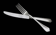 French - Antique Sterling Silver Flatware Set, 95pcs. + Storage Trays