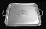 Doutre Roussel - 5pc Antique French 950 Sterling Silver Tea Set + Serving Tray