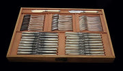Bloch & Eschwege - 273pc. Antique French 950 Sterling Silver Flatware Set, Rare Mother of Pearl Knives.