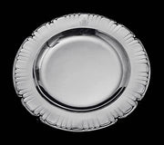 Odiot - Two 950 Sterling Silver Louis XVI Presentation Plates (Chargers), 1890s