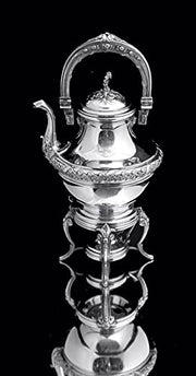 Boulenger - 8pc. Louis XVI 950 Sterling Silver Tea Set