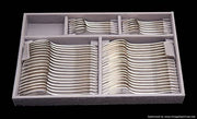 Lapparra - 111pc.(Service for 18) Antique French Sterling Silver Flatware Set + Storage Chest