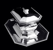 Gruhier - Antique French Art Deco 950 Sterling Silver Soup / Stew Tureen