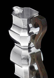 Tetard & Coignet - 5pc. Original French (Gatsby Era) Art Deco 950 Sterling Silver Tea Set + Storage Wraps, Museum Quality