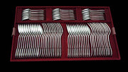Aucoc - 217pc Antique French 950 Sterling Silver Flatware Set - 1890s